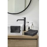 Byrklund Handdoeken set - Bath Basics - 4-delig - 4x 16x21 - 100% katoen - Antraciet