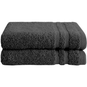 Byrklund - Gastendoek - Antraciet - 30 x 50 cm - 2 stuks