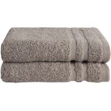 Byrklund - Gastendoek - Taupe - 30 x 50 cm - 2 Stuks