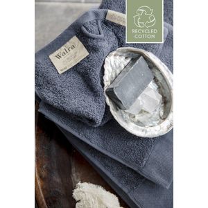 Walra Gastendoek Remade Cotton - 2x 30x50 - 100% katoen - Blauw