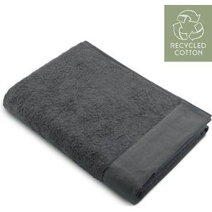 Walra Badlaken Remade Cotton - 70x140 - 100% katoen - Grijs / Antraciet