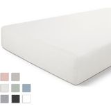 Hoeslakens - Katoen - Wit