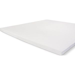 BYRKLUND - Katoenen Hoeslaken - Wit - 100% Katoen - Geschikt voor Topdekmatras
