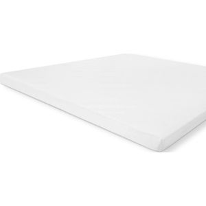 Byrklund Molton Hoeslaken Topper - Molton 90x220 - 80% Katoen / 20% Polyester - Wit