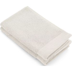 Walra - Gastendoek Soft Cotton - Kiezel Grijs - 100% Katoen - 2x 30x50