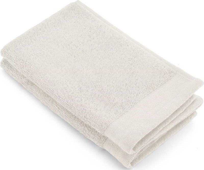 Walra - Gastendoek Soft Cotton - Kiezel Grijs - 100% Katoen - 2x 30x50