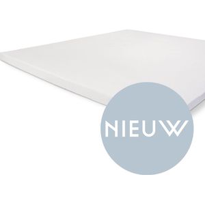 Walra Hoeslaken Crispy Cotton Topper - 90x220 - 100% Katoen - Wit