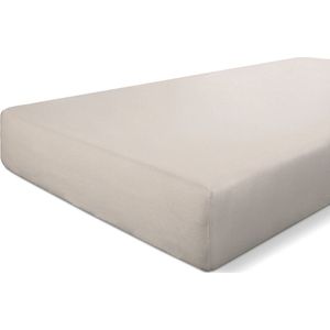 Walra - Crispy Cotton - Hoeslaken - Zand - 100% Renforcé Katoen - 160x220 cm
