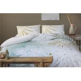 Walra Dekbedovertrek Painted Nature 100% Katoen Groen / Goud