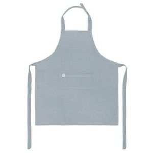 Walra Keukenschort Cook with Happiness - 75x90 - 100% Katoen - Jeans Blauw