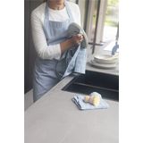 Walra Vaatdoek Katoen Dry with Cubes 3x Jeans Blauw