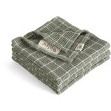 Walra Vaatdoek Katoen Dry with Cubes 3x Legergroen