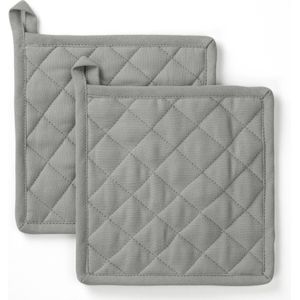 Byrklund Pannenlap Stay Cold - 2x 20x20 - 100% Katoen - Grijs