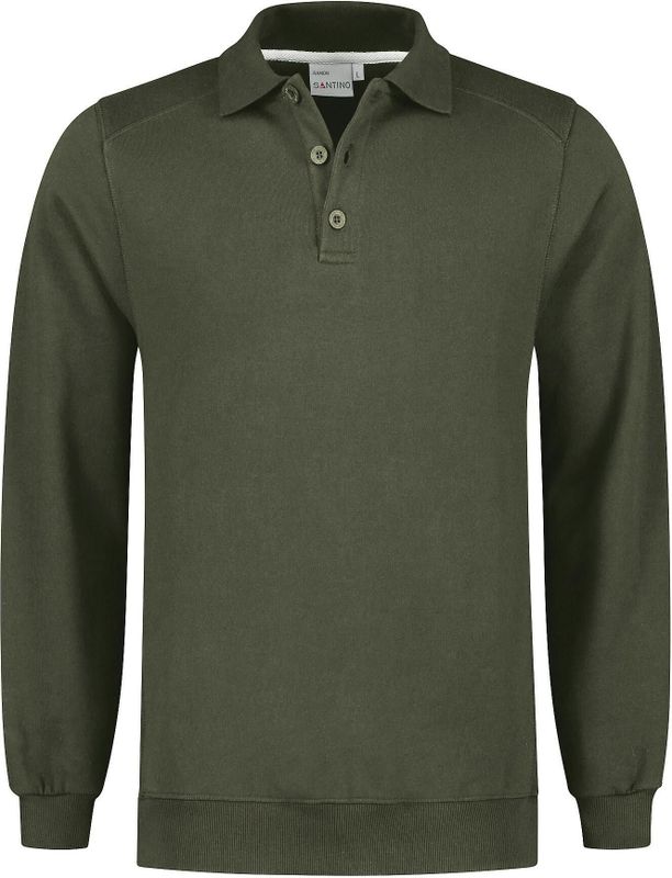 Santino Ramon Polosweater Army maat XS