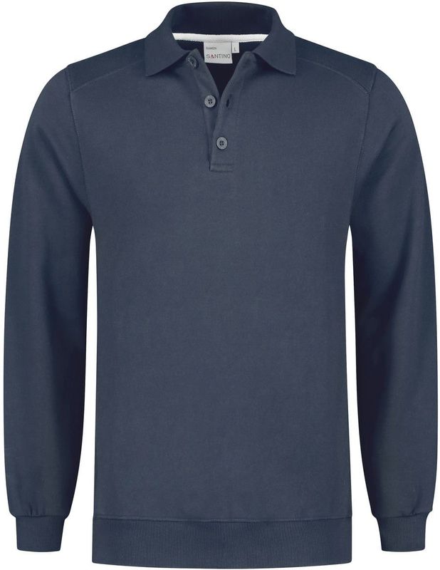 Santino Ramon Polosweater Denim maat XS