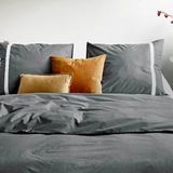 Dekbedovertrek - Wit - Katoen - Eenpersoons