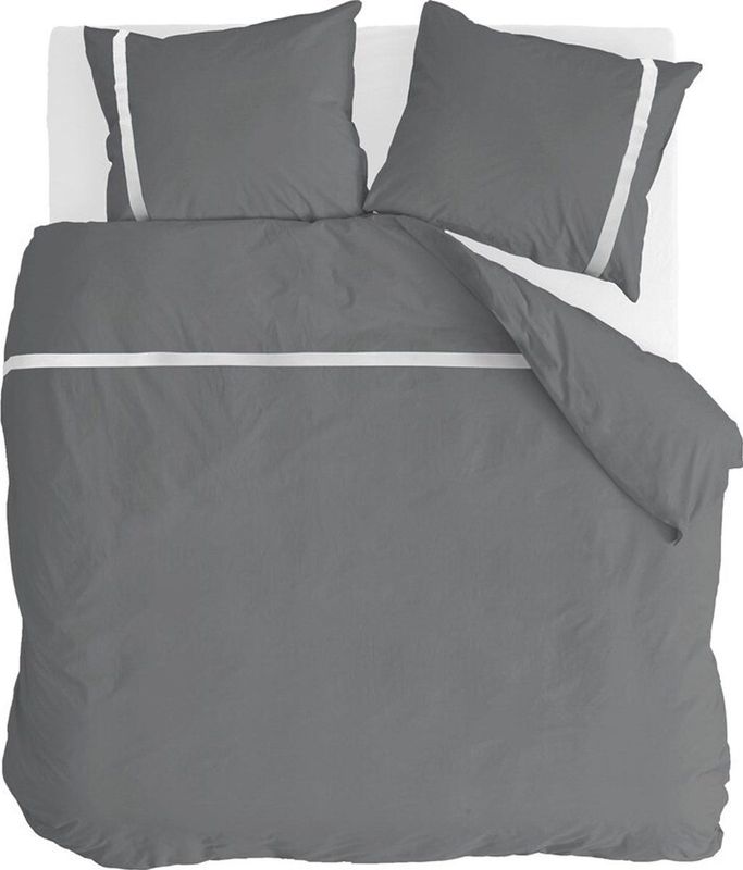 Dekbedovertrek - Wit - Katoen - Eenpersoons