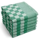 Byrklund Theedoek Clean & Tidy - 6x 50x70 - 100% Katoen - Groen