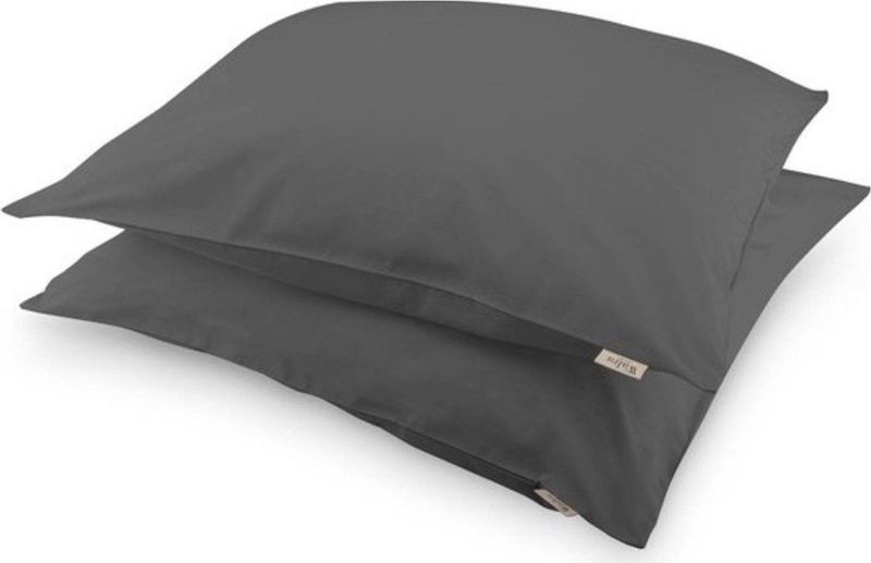 WALRA Kussensloop Crispy Cotton Antraciet 60 x 70 cm