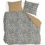 Byrklund Dekbedovertrek Lazy Leopard 100% Katoen Okergeel