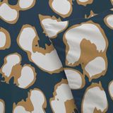 Byrklund Dekbedovertrek Lazy Leopard - 240x220 - 100% Katoen - Okergeel