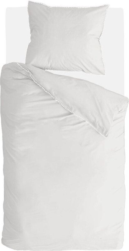 Walra Dekbedovertrek Pretty Pom Pom 100% Katoen (BCI) Naturel