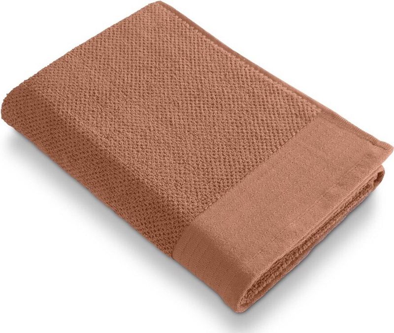 Walra Badlaken Soft Cotton Popcorn Terra