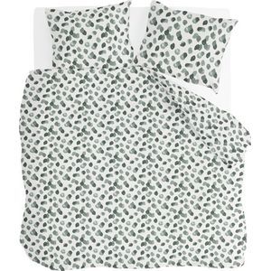 Byrklund Dekbedovertrek Spotty Animal - 200x220 - 100% Katoen - Groen