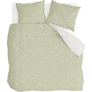 Walra - Glossy Grapevine - Dekbedovertrek - Groen - 200x220 cm - 100% Renforcé Katoen