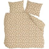 Walra - Dekbedovertrek Bubble Stars - Beige - 200x220 cm - 2-Persoons - 100% Renforcé Katoen