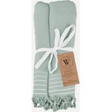 Hamamdoek Remade Cotton Jade 90x180 cm – Duurzaam en Zacht