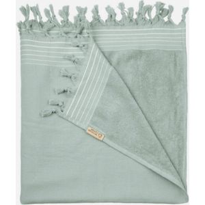 Hamamdoek Remade Cotton Jade 90x180 cm – Duurzaam en Zacht