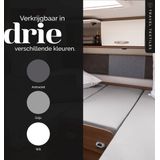 Walra Travel Textiles - Camper en caravan beddengoed - Multifit jersey hoeslaken - Lengtebed 3 delig - Grijs