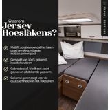Walra Travel Textiles - Camper en caravan beddengoed - Multifit jersey hoeslaken - Lengtebed 3 delig - Grijs