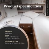 Walra Travel Textiles - Camper en caravan beddengoed - Multifit jersey hoeslaken - Lengtebed 3 delig - Grijs