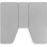 Walra Travel Textiles - Camper en caravan beddengoed - Multifit jersey hoeslaken - Lengtebed 3 delig - Grijs