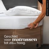 Walra Travel Textiles - Camper en caravan beddengoed - Multifit jersey hoeslaken - Queens bed - Grijs