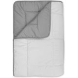 Walra Travel Textiles - Camper en caravan beddengoed - Dekbed 200 x 200 - Travel Bed-in-Bag - Lichtgrijs / Antraciet