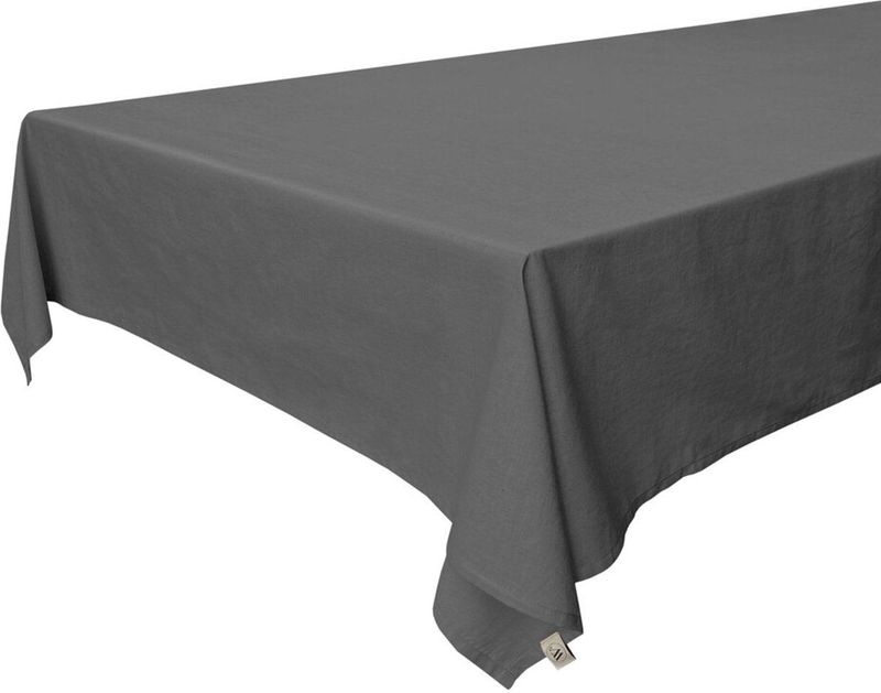 Walra - Lovely Linnen - Tafelkleed - Antraciet - 140x240cm
