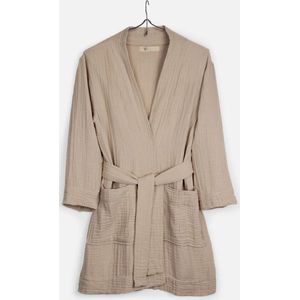 Walra - Spring - Badjas - Taupe - 100% Katoen Mousseline