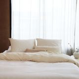 Dekbedovertrek - Wit - Katoen - 2 Persoons