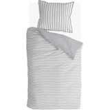 Walra - Soft&Cozy - Dekbedovertrek - Grijs - 100% Jersey Katoen - 1-Persoons