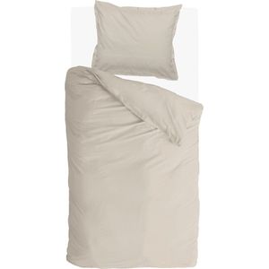 Walra - Vintage Satin - Dekbedovertrek - Zand - 140x220 cm - 100% Satijn Katoen