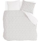 Dekbedovertrek - Blauw - Katoen - 240x220 cm