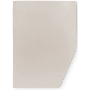 Hoeslaken - Wit - Katoen - Geschikt voor Eenpersoonsbed