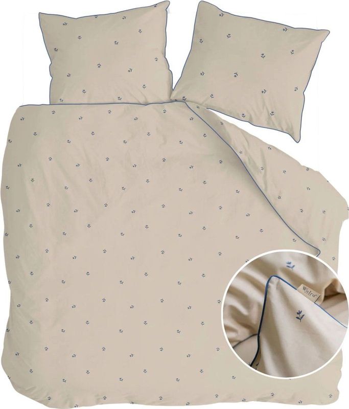 Walra Dekbedovertrek Spring Tulips % Katoen (BCI) Zand