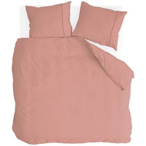 Walra - Remade Uni Essence - Dekbedovertrek - Roze - 200x220 cm
