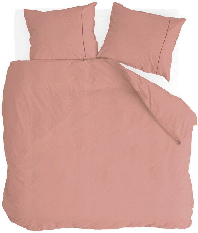 Remade - Uni Essence - Dekbedovertrek - Roze - 70% Gerecycled Katoen