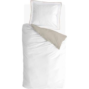 Walra - Classy Tencel - Dekbedovertrek - Off White / Beige - 140x220 cm - 1-Persoons