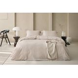 Walra - Linen Elegance - Dekbedovertrek - Zand - 50% Linen, 50% Katoen